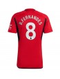 Moški Nogometna dresi replika Manchester United Bruno Fernandes #8 Domači 2023-24 Kratek rokav